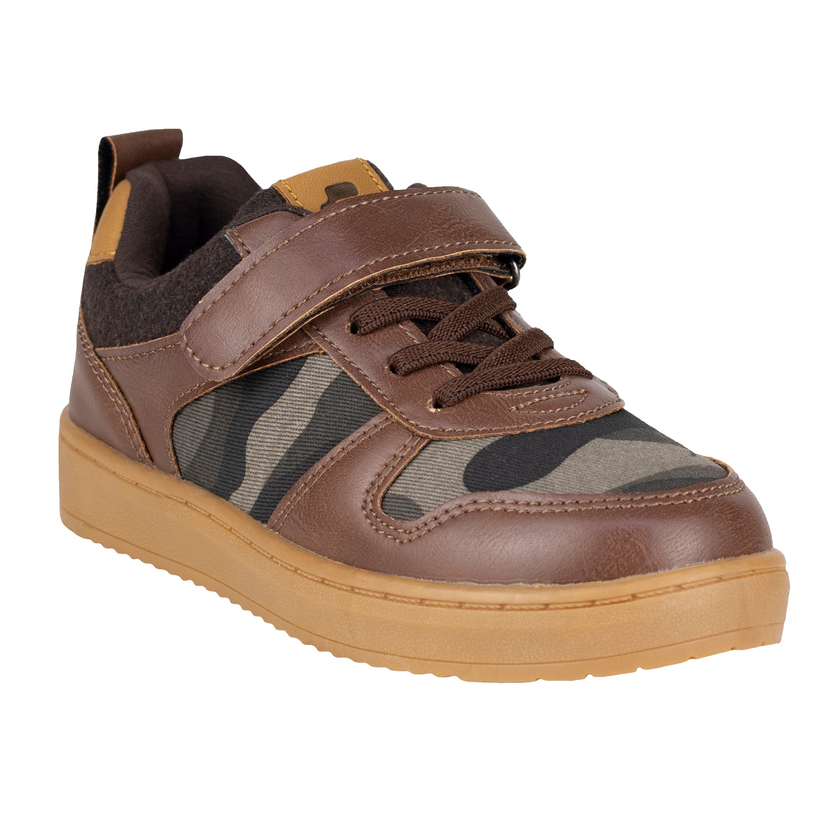 Tenis Casual Confort Charly Kids Para Niño 1079305 Café