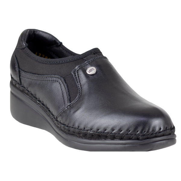 Zapato de Tacón Dama Lobo Solo Jessi 4716 Algodón Negro