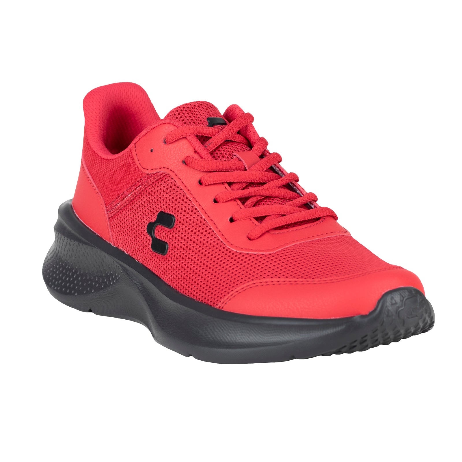 Tenis Casual Confort Charly Para Caballero 1086410 Rojo Negro
