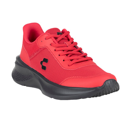 Tenis Casual Confort Charly Para Caballero 1086410 Rojo Negro