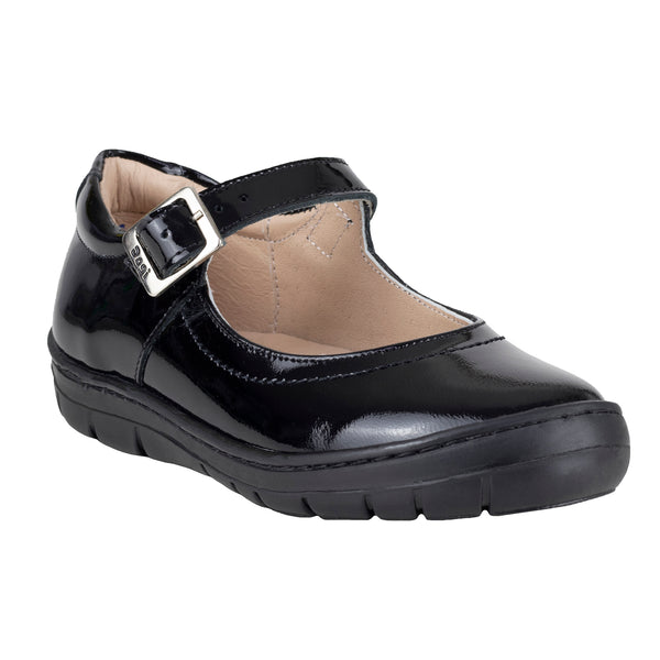 Zapato Escolar Niña Dogi E-7434 Charol Negro 22-24