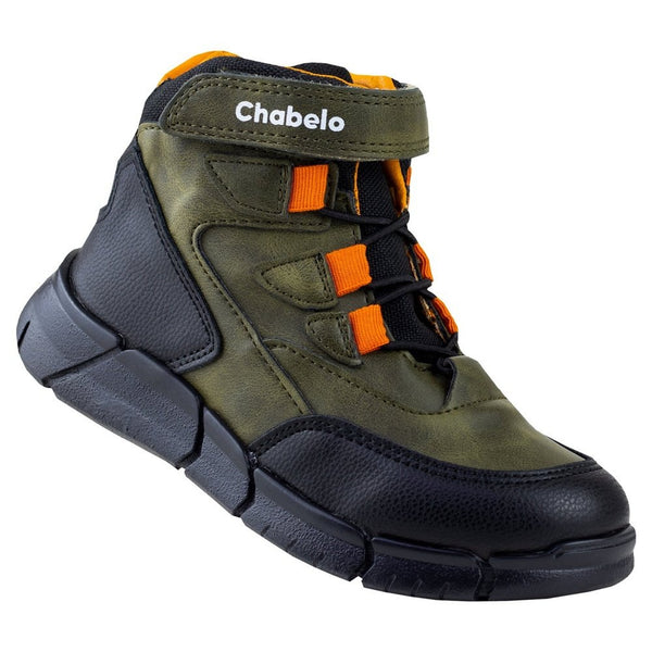 Bota Outdoor Juvenil Chabelo Aventura C183-C Musgo Comoda