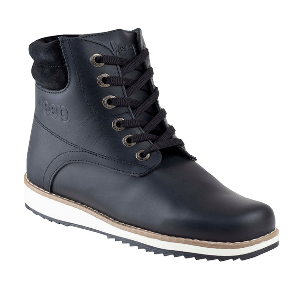 Bota Casual Dama Jeep Montana 9421 Crazy Negro