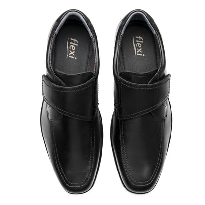 Zapato Derby Elegante Vestir Casual Para Caballero Flexi 421603 Negro