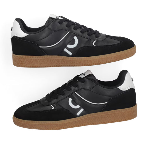 Tenis Chocolo Para Caballero Capa de Ozono 616301 Negro Blanco