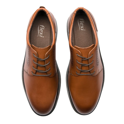 Derby Casual Para Caballero Flexi Kassan 419501 Tan
