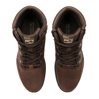 Bota Confort Casual Para Dama Flexy Country 116810 Café