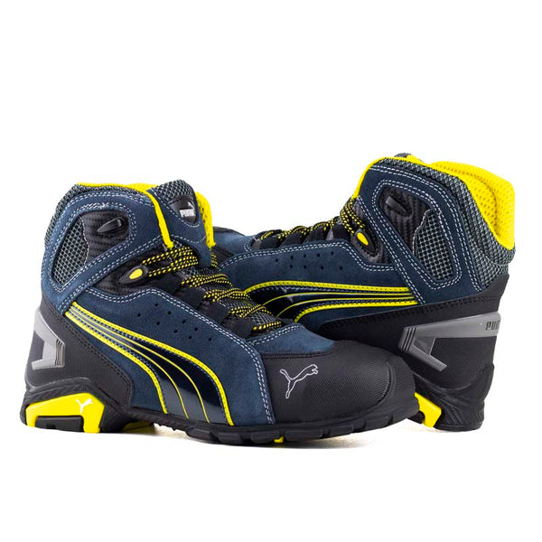 Bota Industrial Tipo II PP Caballero Puma Rio Mid 63.223.4 Azul