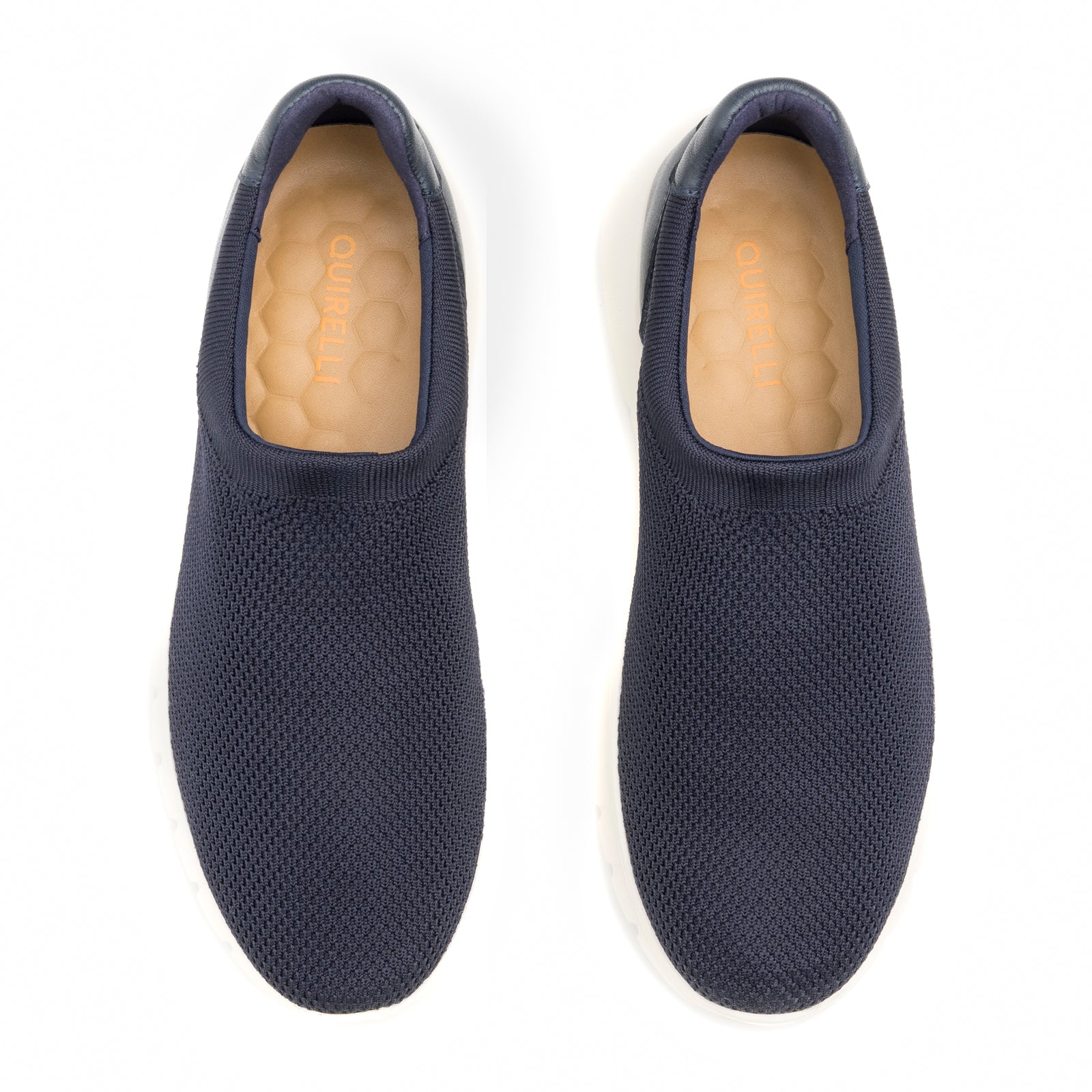 Tenis Sneaker Tejido Confort Para Dama Quirelli 302508 Azul