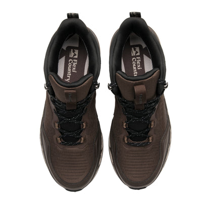 Bota Waterproof Confort Para Caballero Flexi Country 421104 Café