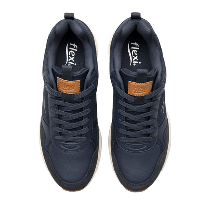 Tenis Casual Con Capsula de Aire Para Caballero Flexi 422401 Azul