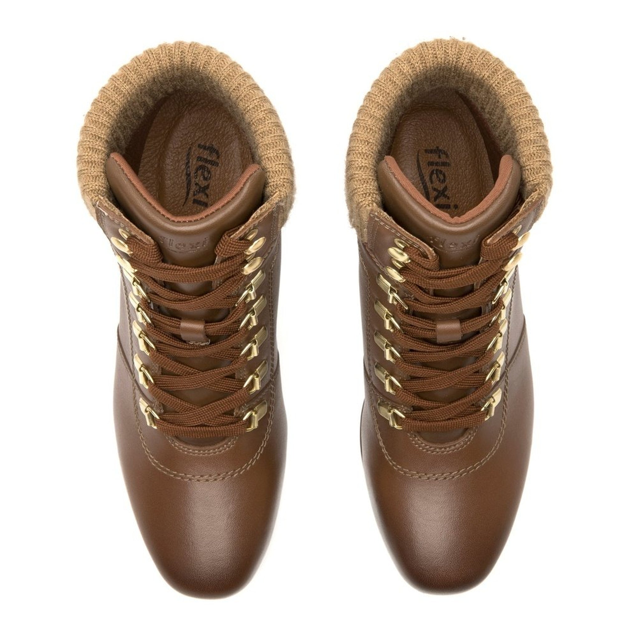 Bota de Tacón Dama Flexi Flavia 118910 Tan