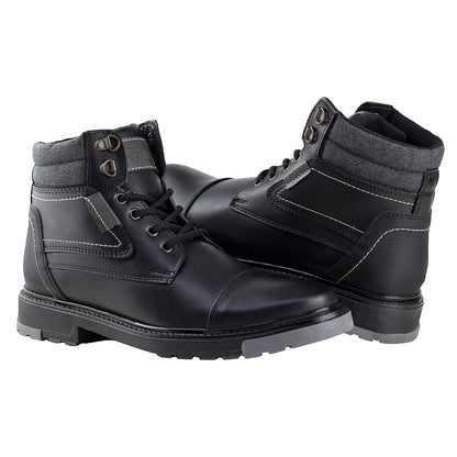 Botín Casual Caballero Capa de Ozono 654301 Negro