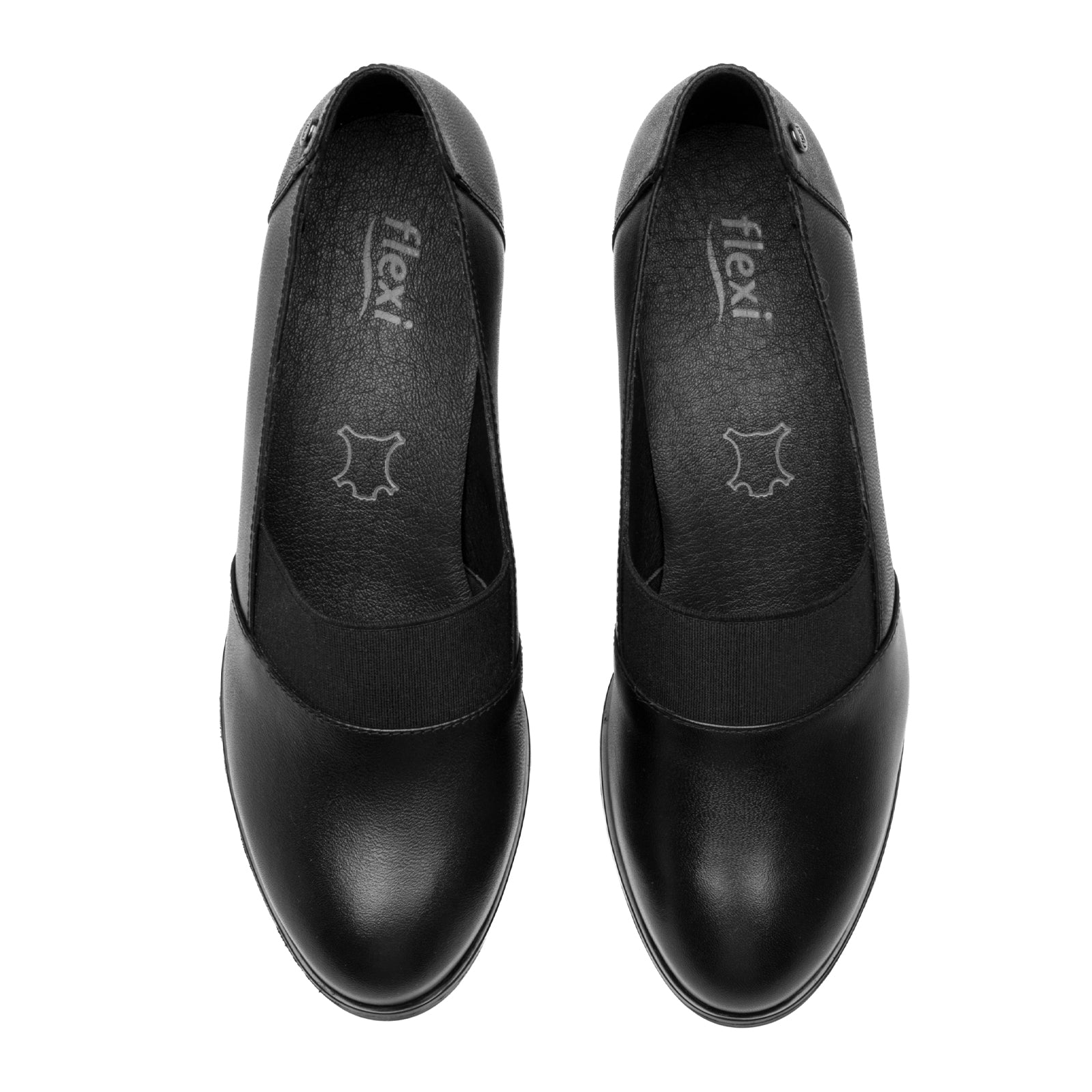 Zapato de Tacón Casual Confort Para Dama Flexi 137301 Negro