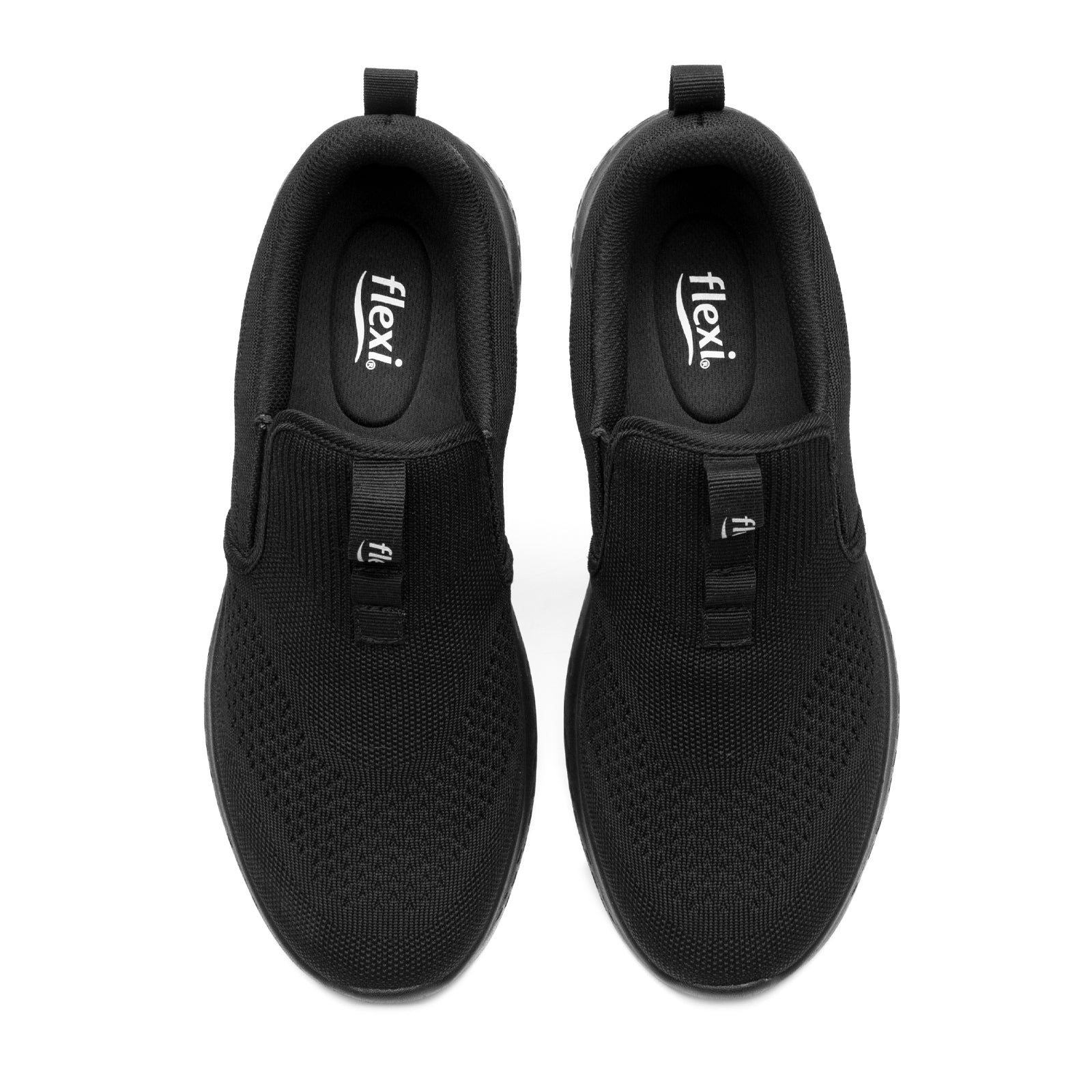Tenis Slip On Confort Para Caballero Flexi 415507 Negro
