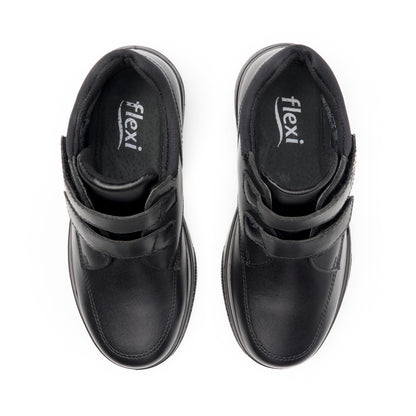 Botín Escolar Ajuste Velcro Para Niño 402018 Negro