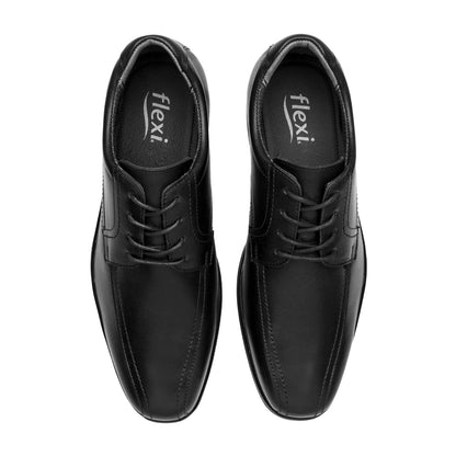 Zapato Derby Vestir Para Caballero Flexi 421601 Negro