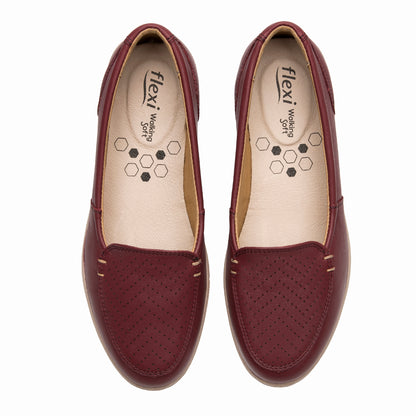 Zapato Mocasín Clásico Confort Casual Para Dama Flexi 101912 Negro