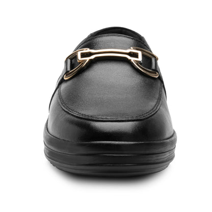 Zapato Mocasín Flexi Con Hebilla Para Dama 109411 Negro