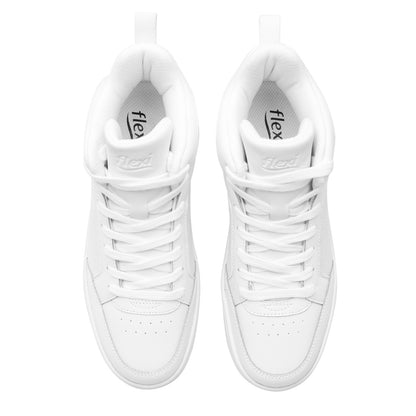 Tenis de Bota Urbano Casual Para Dama Flexi 131606 Blanco