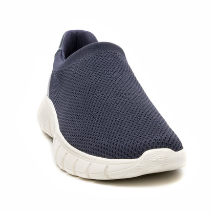 Tenis Sneaker Tejido Confort Para Dama Quirelli 302508 Azul