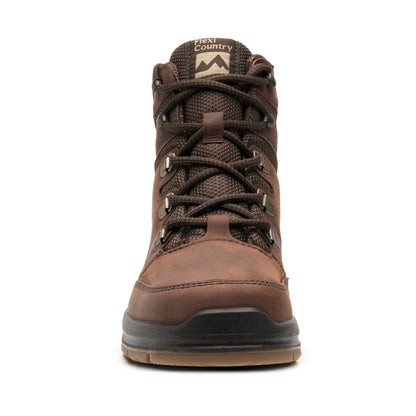 Bota Confort Casual Para Dama Flexy Country 116810 Café