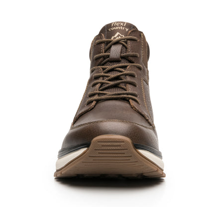 Botín Casual Para Caballero Flexi Country 401016 Chocolate