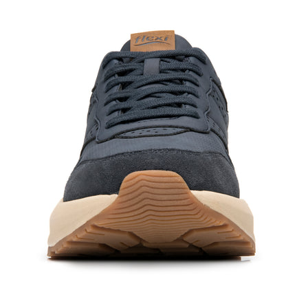 Tenis Confort Chunky Casual Para Caballero Flexi 420903 Azul