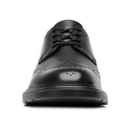Zapato Derby Formal Casual Para Caballero Flexi 419407 Negro