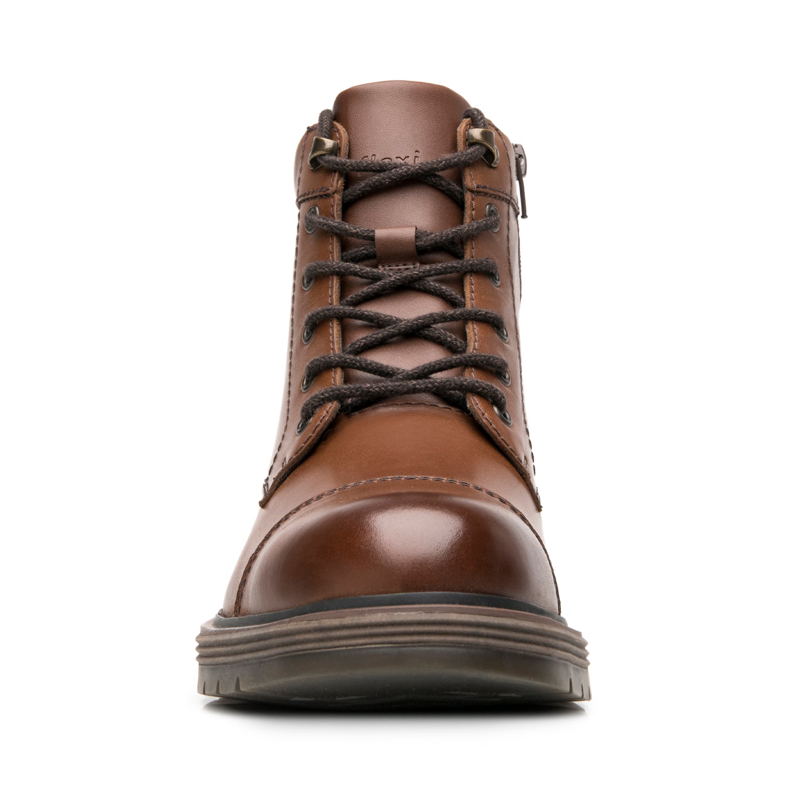Bota Casual Elegante Para Caballero Flexi 421703 Tan