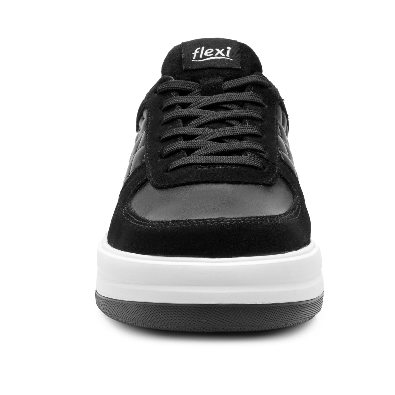 Tenis Confort Casual Plataforma 4.5 Para Dama Flexi 137403 Negro
