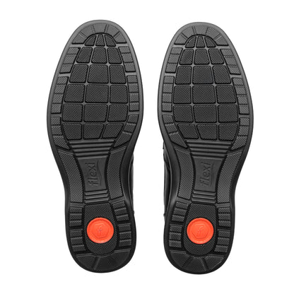 Zapato Derby Para Caballero Flexi Renan 417706 Negro