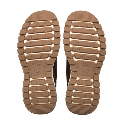 Botín Casual Para Caballero Flexi Country 401016 Chocolate