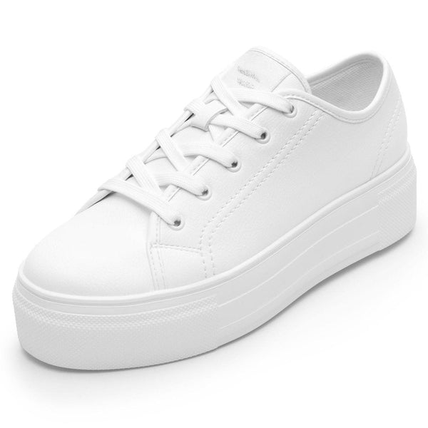 Tenis con Plataforma Dama Flexi Lina 125401 Blanco