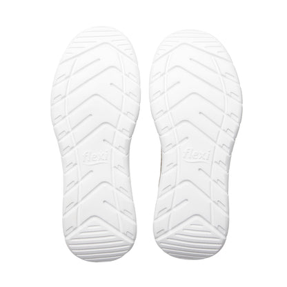 Tenis Running Casual Confort Para Dama 125616 Beige