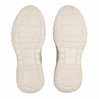 Tenis Sneaker Tejido Confort Para Dama Quirelli 302508 Azul