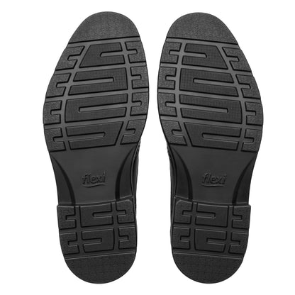 Zapato Derby Formal Casual Para Caballero Flexi 419407 Negro