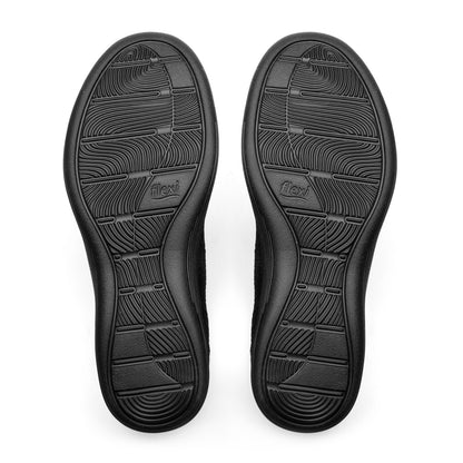 Zapato Mocasín Confort Slip On Tejido Para Dama 104927 Negro