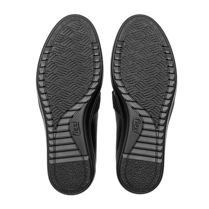 Zapato Balerina Casual Escolar Para Dama Flexi 109410 Negro