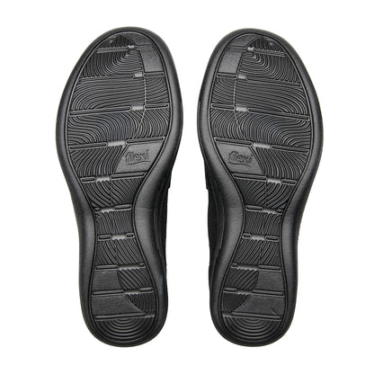 Tenis Sneaker Casual Cómodos Para Dama Flexi 104932 Negro