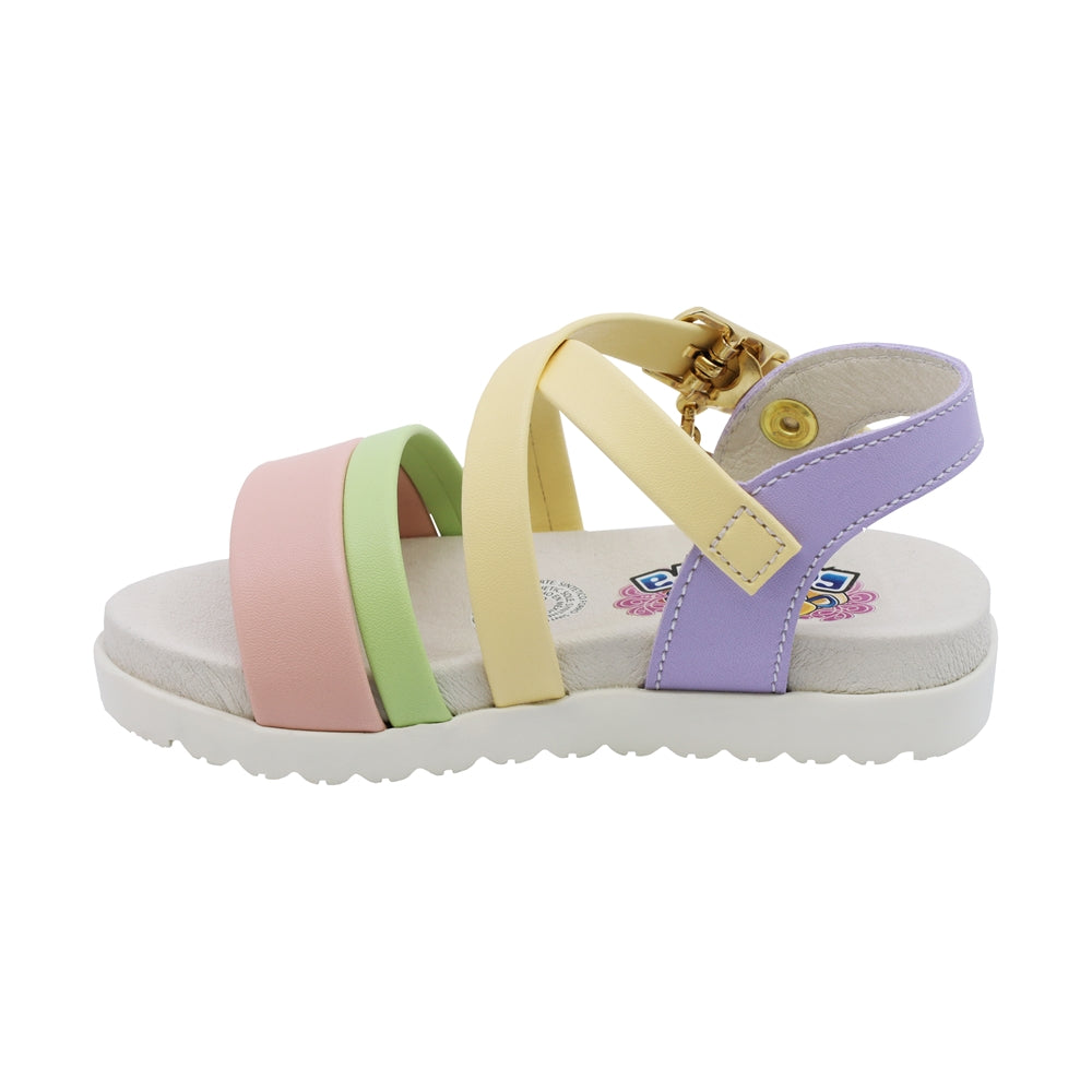 Sandalia Coqueta para niña en sintético lila cameron con acolchada