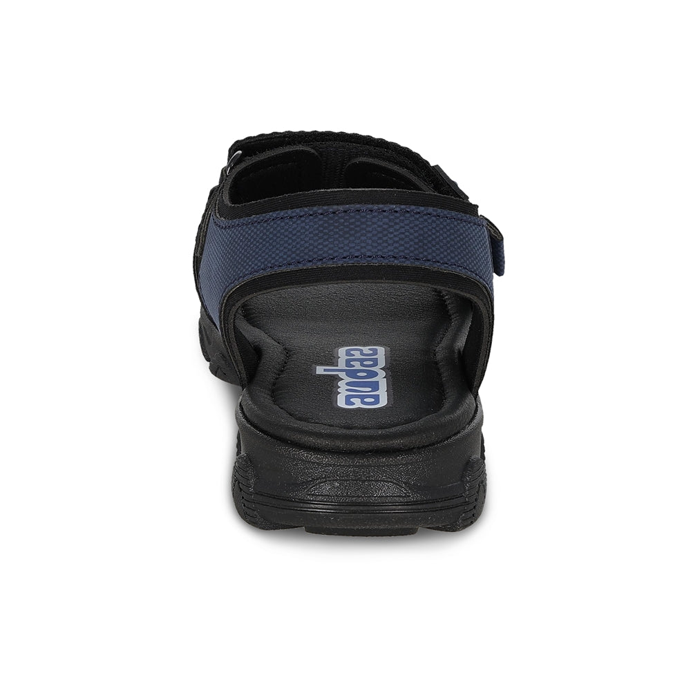 Sandalia Audaz para niño en sintético azul Tapiocca con doble de tira de contacto