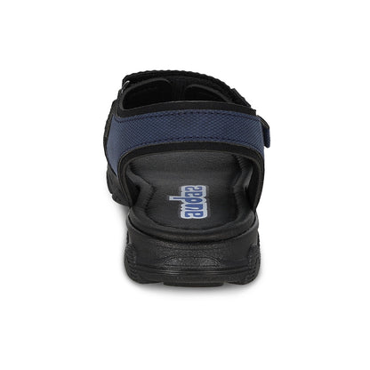 Sandalia Audaz para niño en sintético azul Tapiocca con doble de tira de contacto