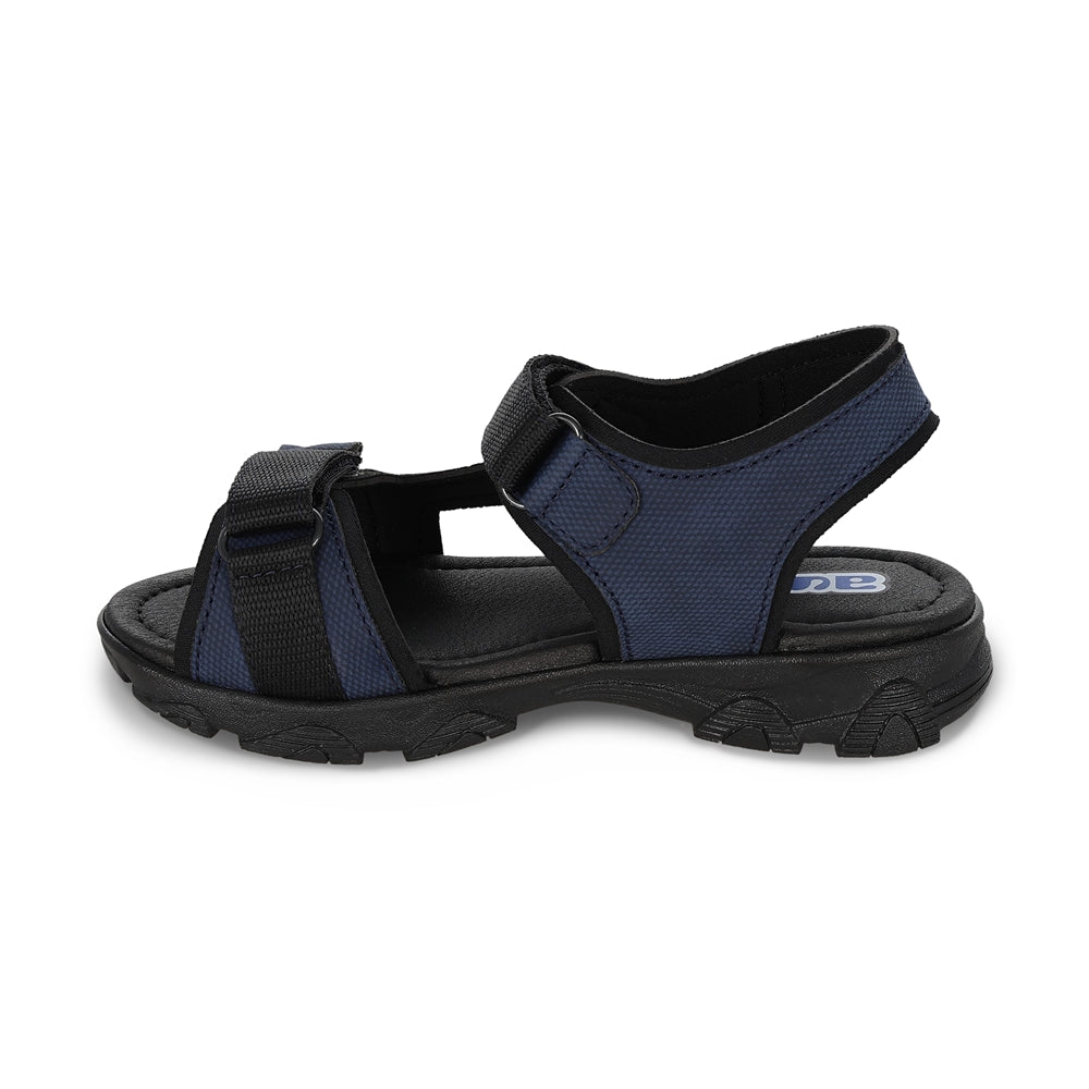 Sandalia Audaz para niño en sintético azul Tapiocca con doble de tira de contacto