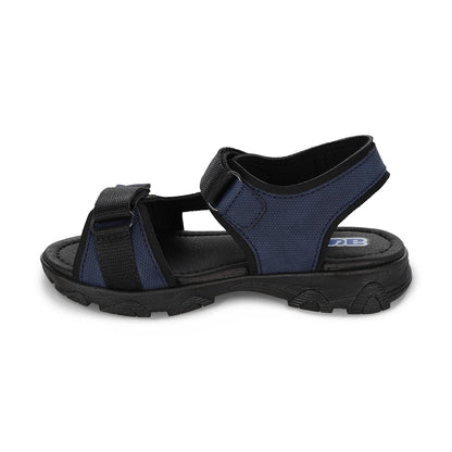 Sandalia Audaz para niño en sintético azul Tapiocca con doble de tira de contacto