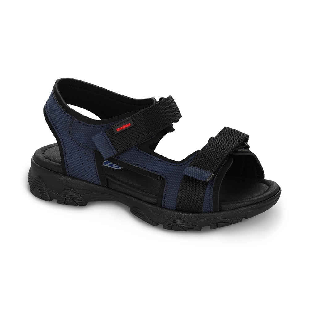 Sandalia Audaz para niño en sintético azul Tapiocca con doble de tira de contacto