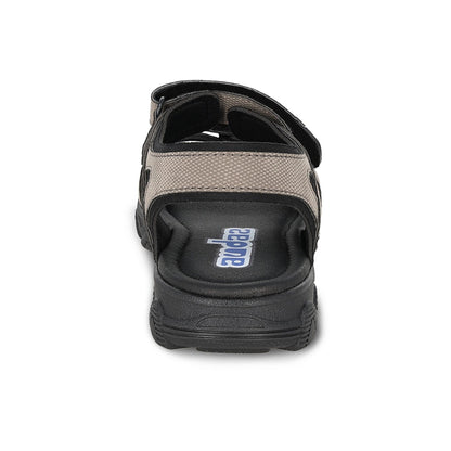 Sandalia Audaz para niño en sintético gris Tapiocca con doble de tira de contacto