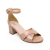 Sandalias Con Tacón Flexi 106414 Nude Transpirable Confort