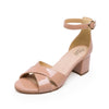 Sandalias Con Tacón Flexi 106414 Nude Transpirable Confort