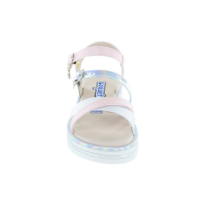 Sandalias Coqueta para niña en sintético rosa Valentina diseño trenzado